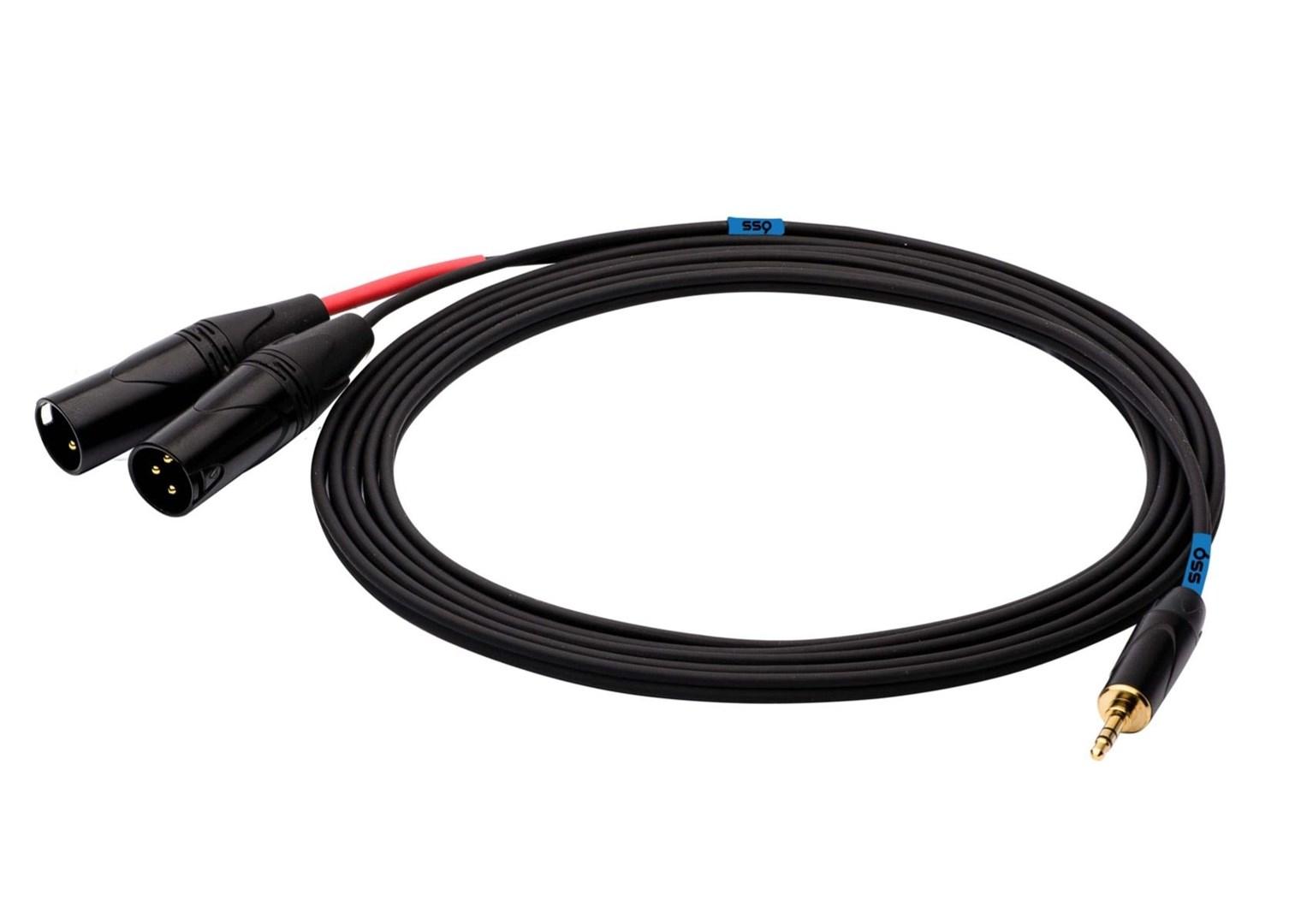 sound station quality (ssq) SSQ MIXLR1 SS-1816 Cable Jack Stereo 3,5 mm - 2x XLR 1 m Juodas