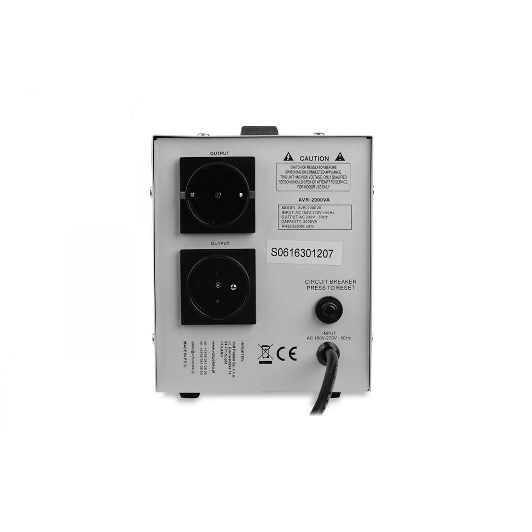 VLL VOLTAGE STABILIZER VOLT POLSKA AVR 2000