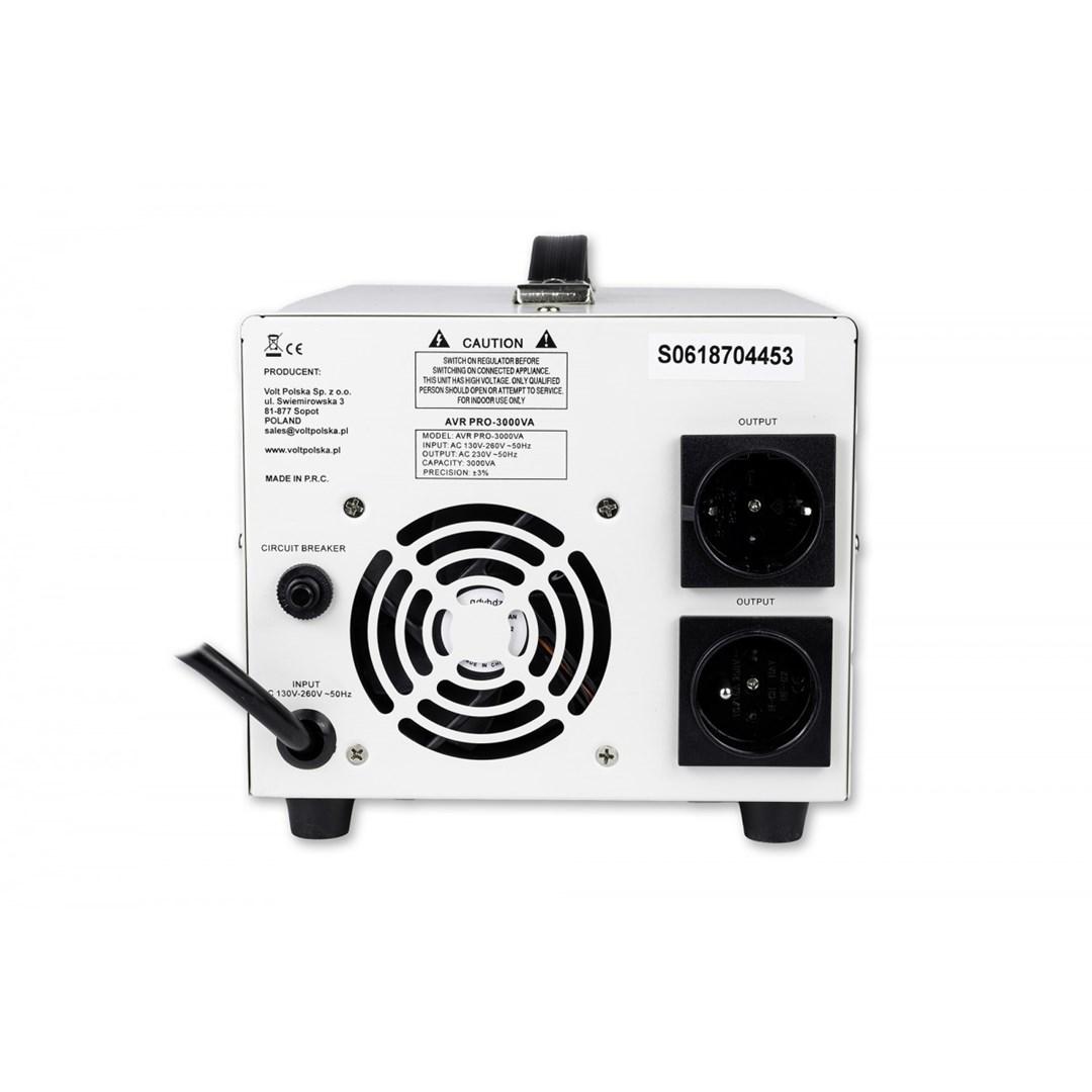 VOLTAGE STABILIZER AVR PRO 3000VA 3%