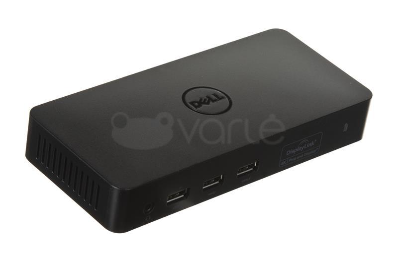 Dell Ultra HD Triple Video Docking Station D3100 USB vaizdo prijungimo stotis, Ethernet LAN (RJ-45) jungtys 1, DisplayPorts kiekis 1, USB 2.0 jungtys 2 kiekis, HDMI jungtys 2 kiekis, Ethernet LAN, Garantija 12 mėn.