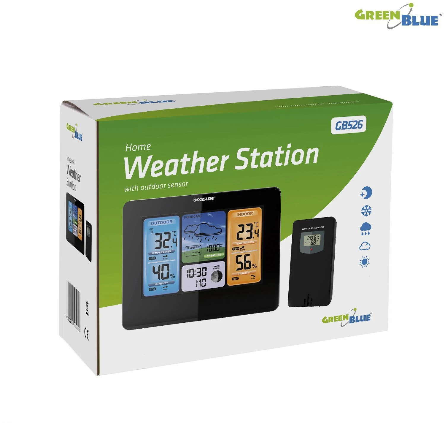 Bevielė oro stotis GreenBlue GB526