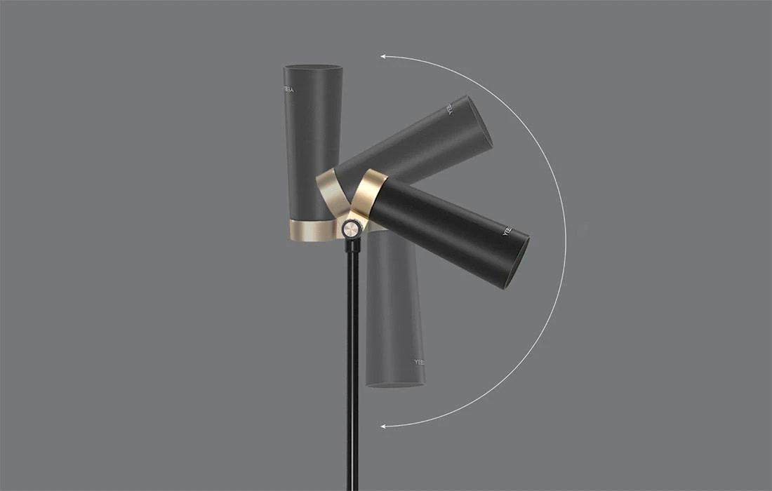 Yeelight 4-in-1 Rechargeable Desk Lamp, Juodas - stalinis šviestuvas