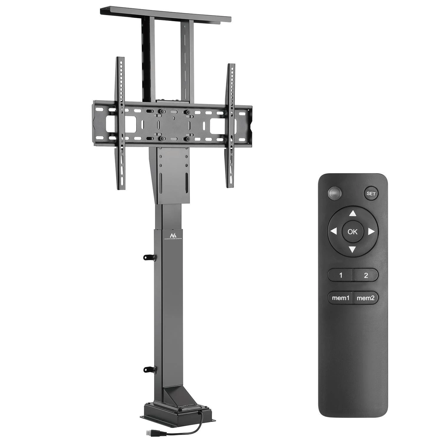 Elektrinis ištraukiamas televizoriaus laikiklis Maclean MC-866 | 37''-65'' | maks. 50kg | VESA 600x400