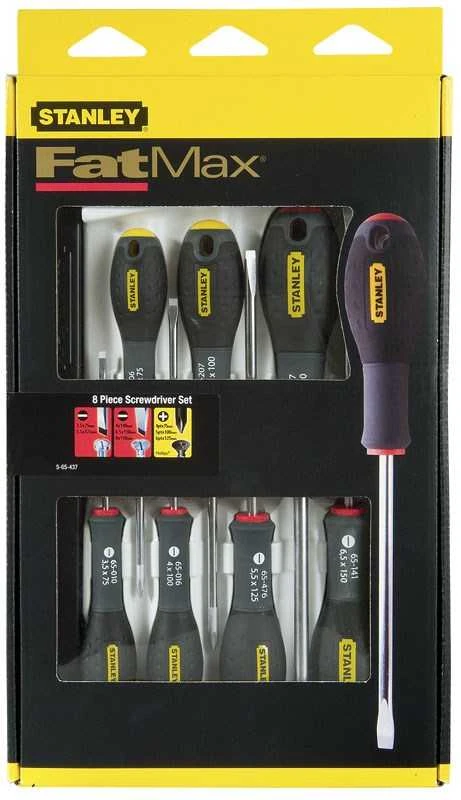 STANLEY SUKTUČIŲ RINKINYS 8 vnt. FATMAX PŁ + PH