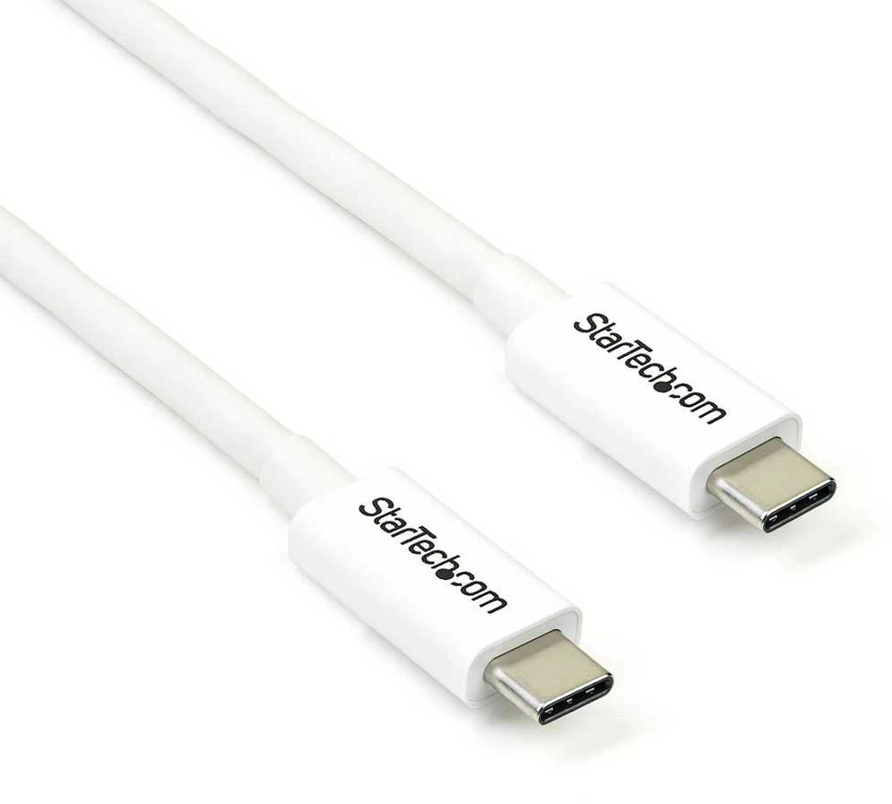 USB kabelis StarTech USB-C – USB-C 2 m baltas (TBLT3MM2MW)