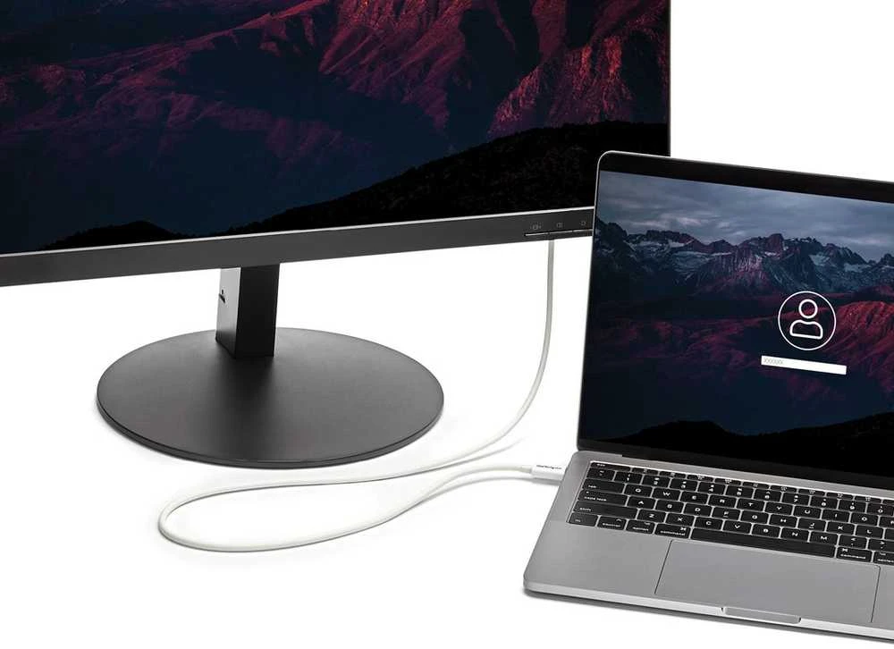 USB kabelis StarTech USB-C – USB-C 2 m baltas (TBLT3MM2MW)