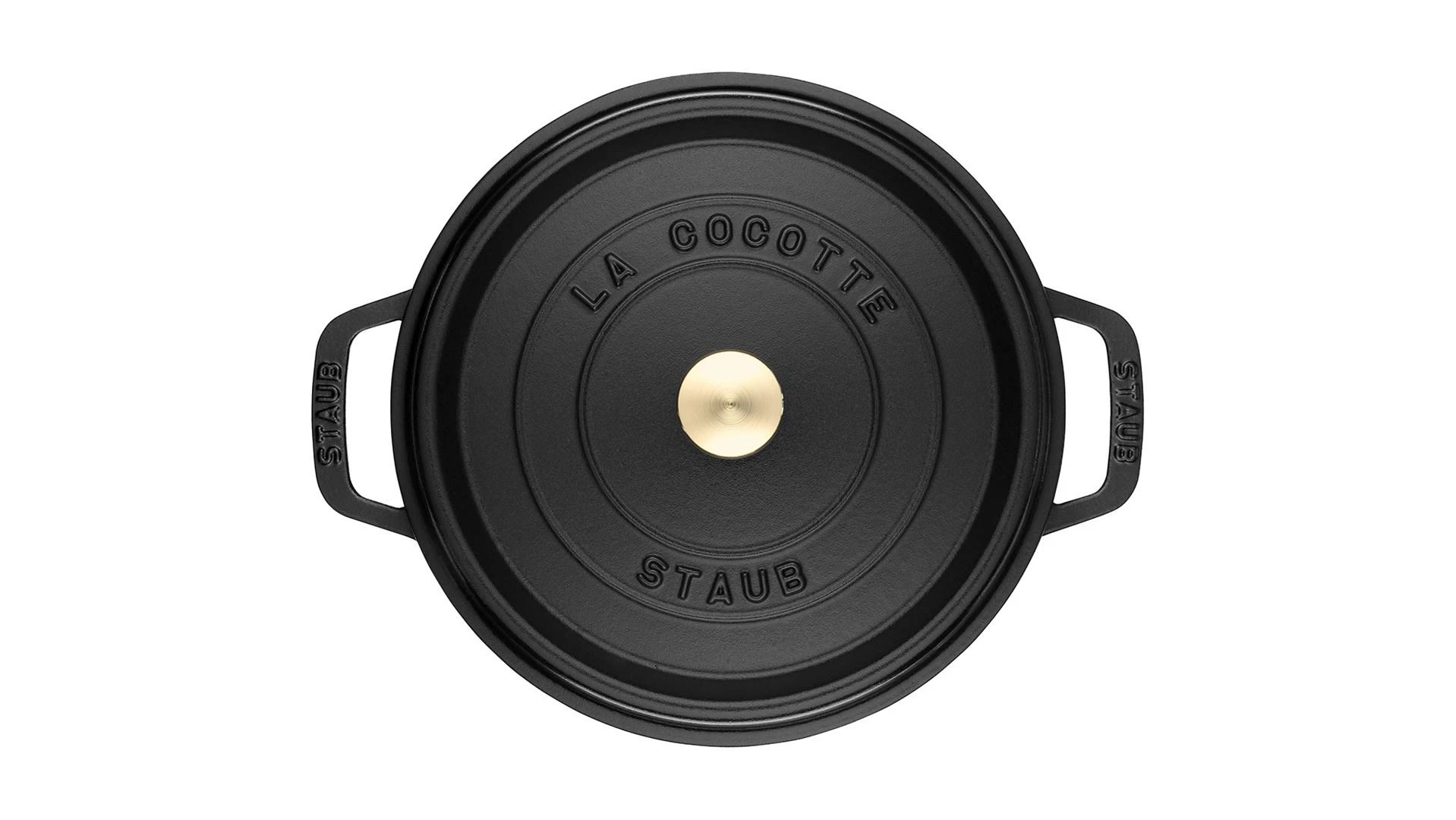 STAUB kepimo indas Round Cocotte, 28 cm, Juodas