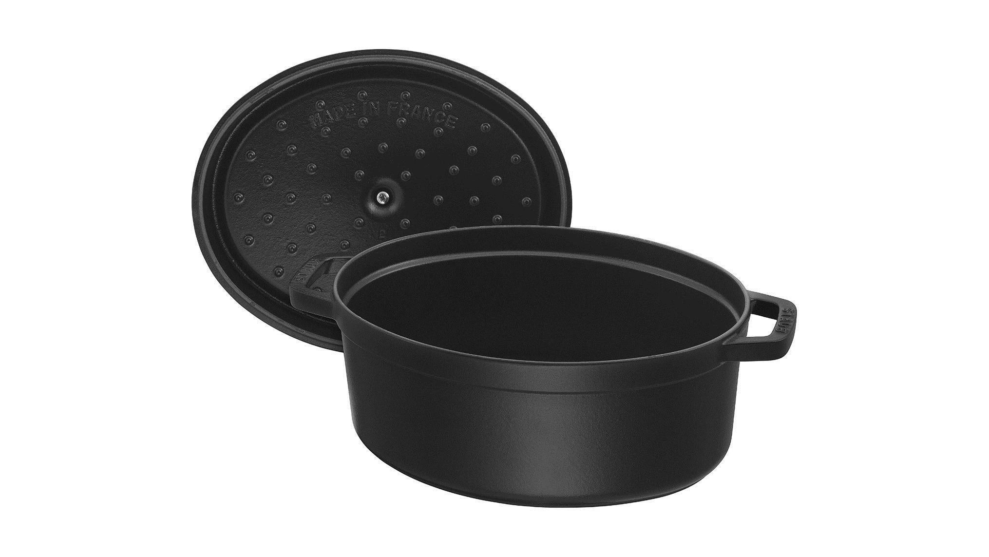 STAUB kepimo indas Oval Cocotte, 33 cm, Juodas