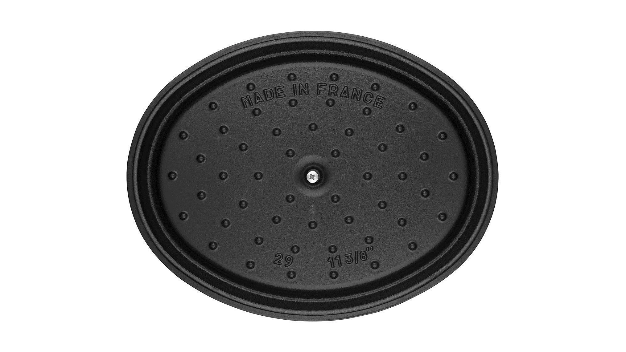 STAUB kepimo indas Oval Cocotte, 33 cm, Juodas