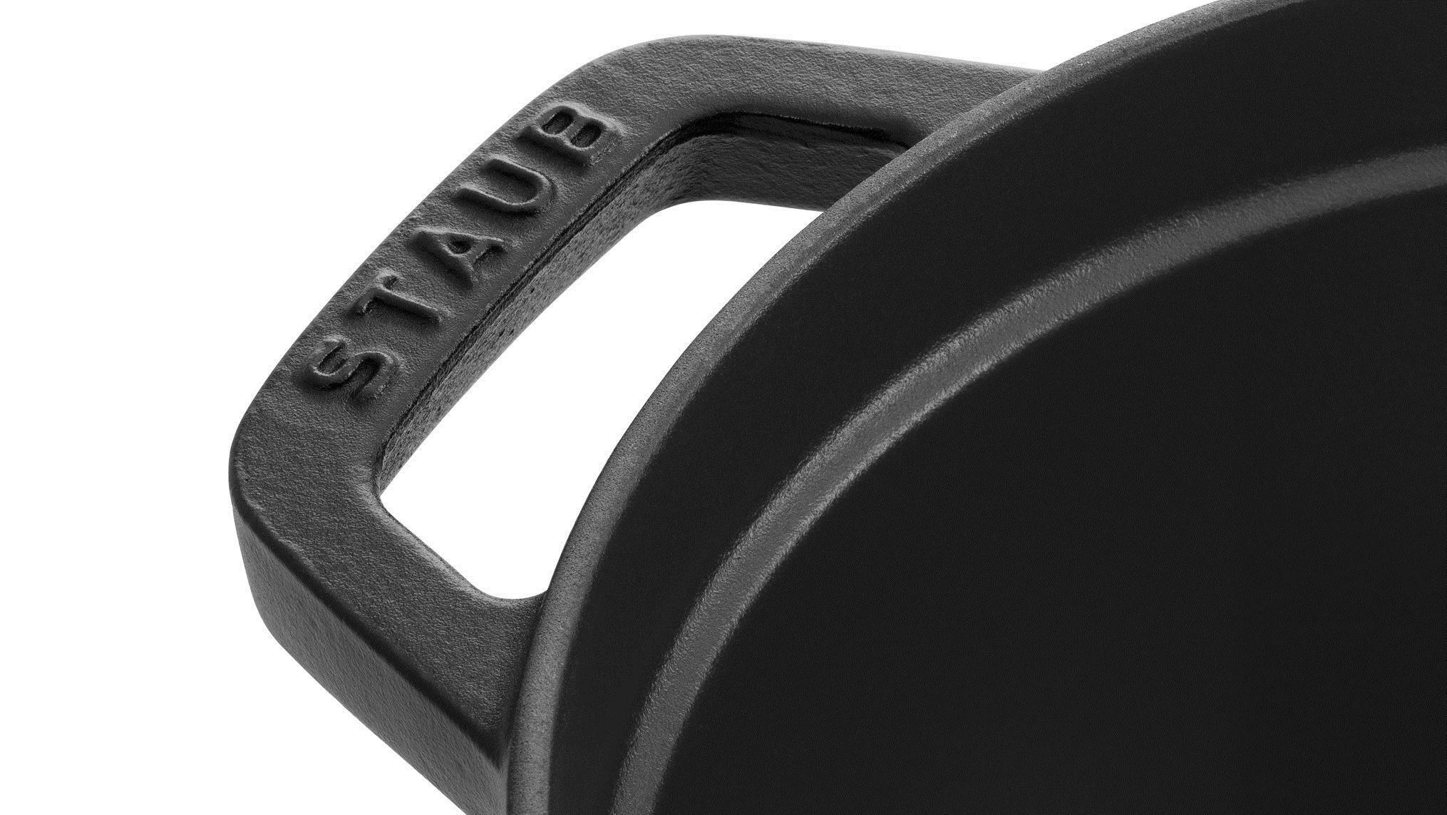 STAUB kepimo indas Oval Cocotte, 33 cm, Juodas