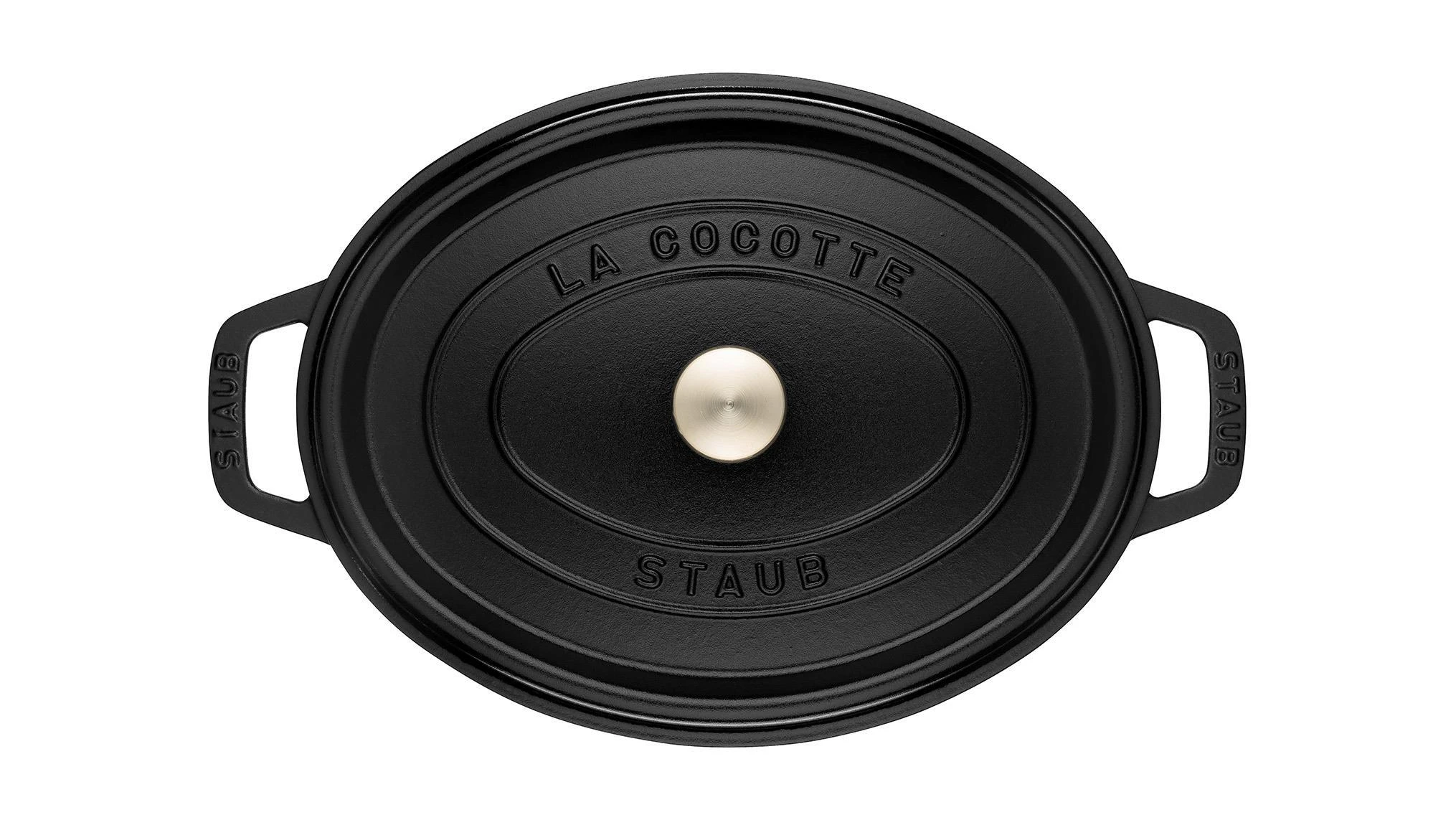 STAUB kepimo indas Oval Cocotte, 33 cm, Juodas