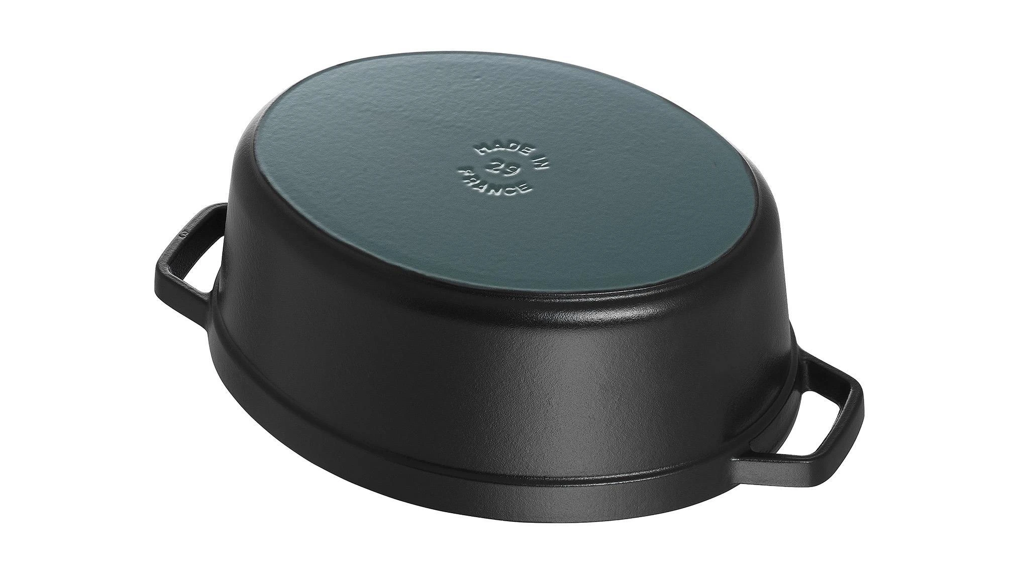 STAUB kepimo indas Oval Cocotte, 33 cm, Juodas
