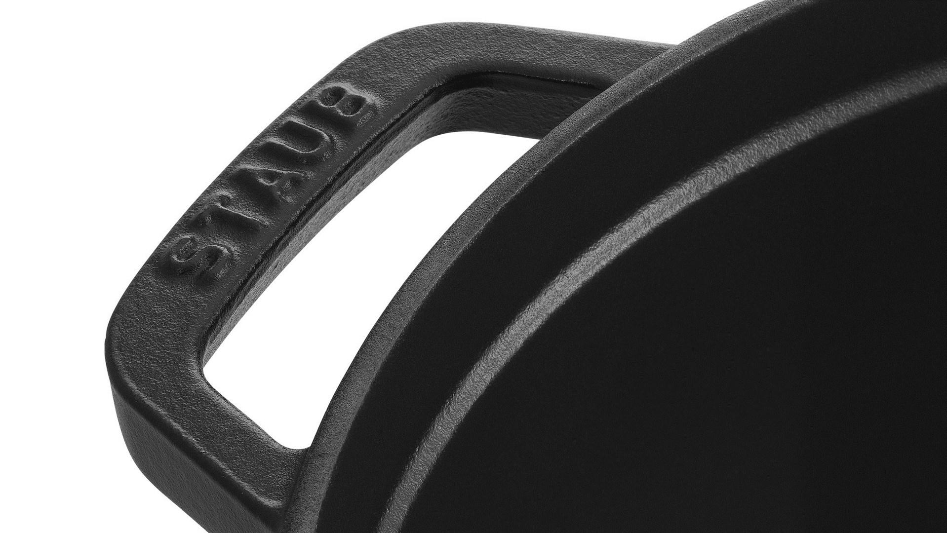 Apvalus ketus puodas Zwilling STAUB 8,35 l, 30 cm, juodos spalvos