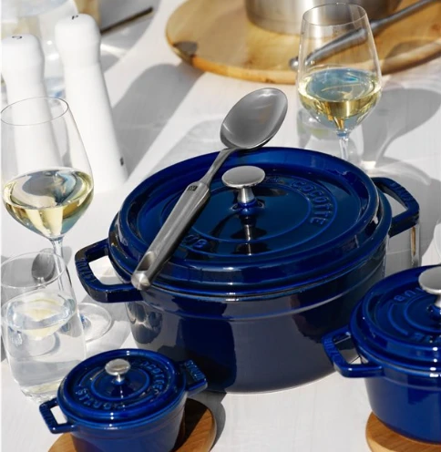 Staub - Cocotte - tamsiai mėlyna - 30 cm