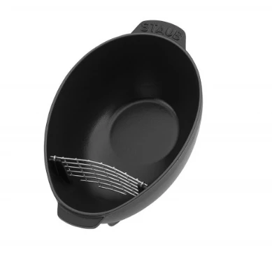 Staub kriauklinis vazonas 25 cm juodas