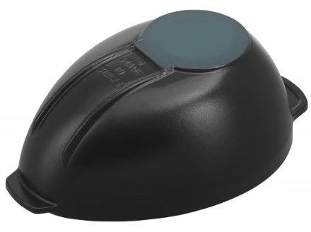Staub kriauklinis vazonas 25 cm juodas