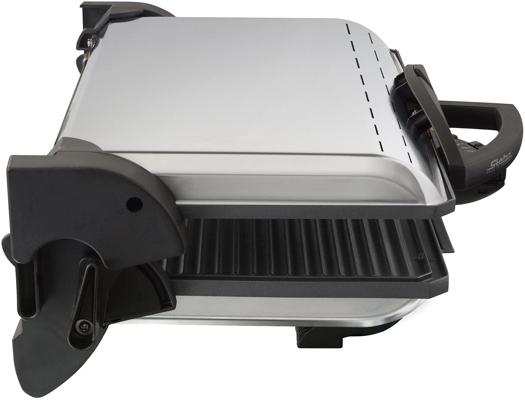 Grilis electric Steba PG 4.3 (Folding, 2000W, juodas and sidabrinis color)