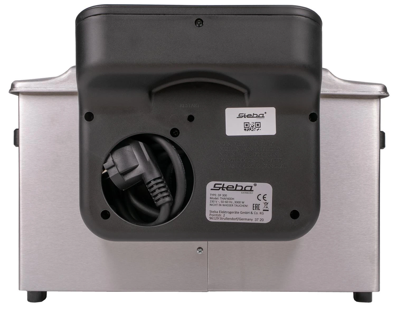 Gruzdintuvė Keptuvė Steba DF 300 (6 l, 1,5kg, 3000 W, plieno spalvos)