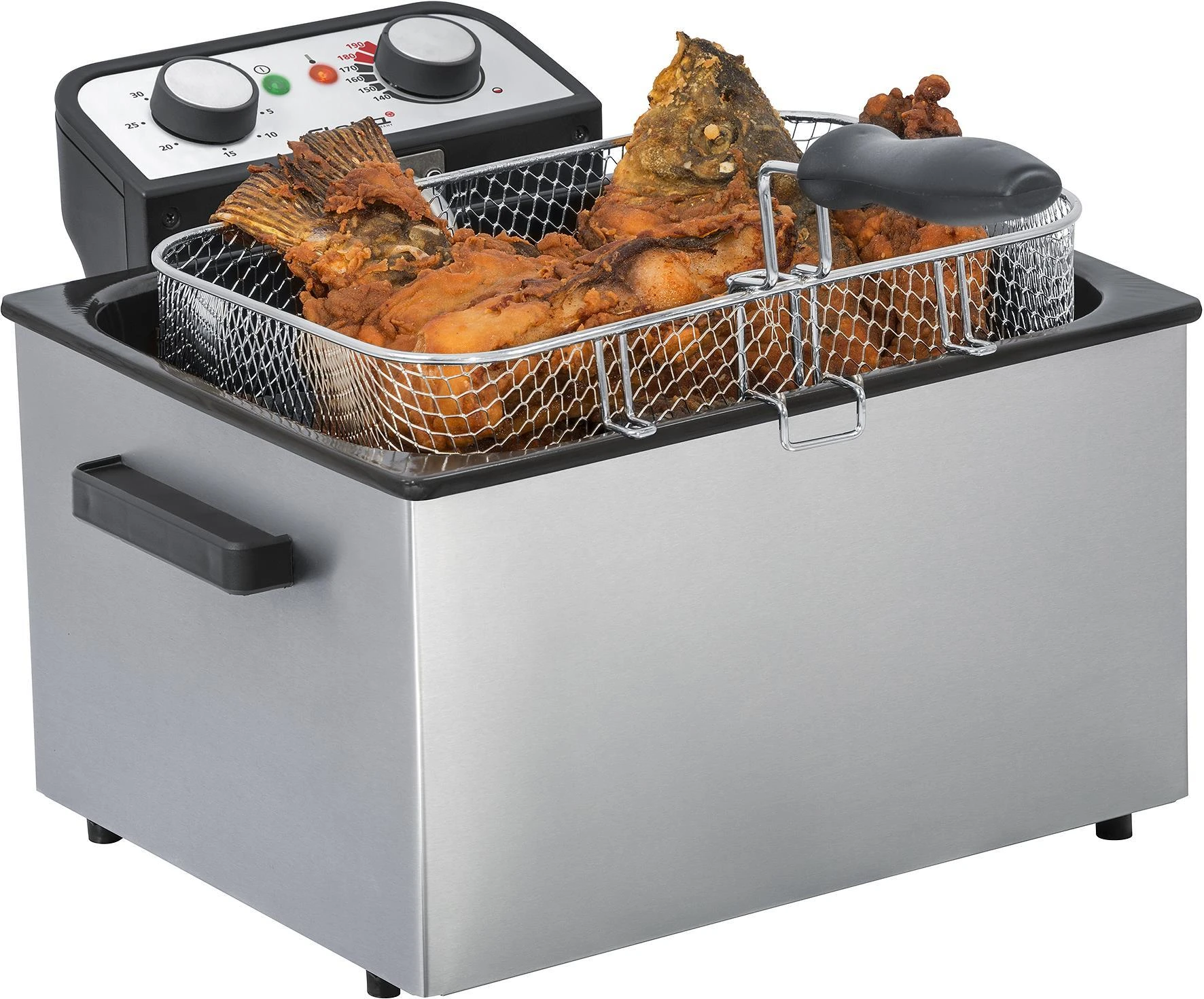 Gruzdintuvė Keptuvė Steba DF 300 (6 l, 1,5kg, 3000 W, plieno spalvos)