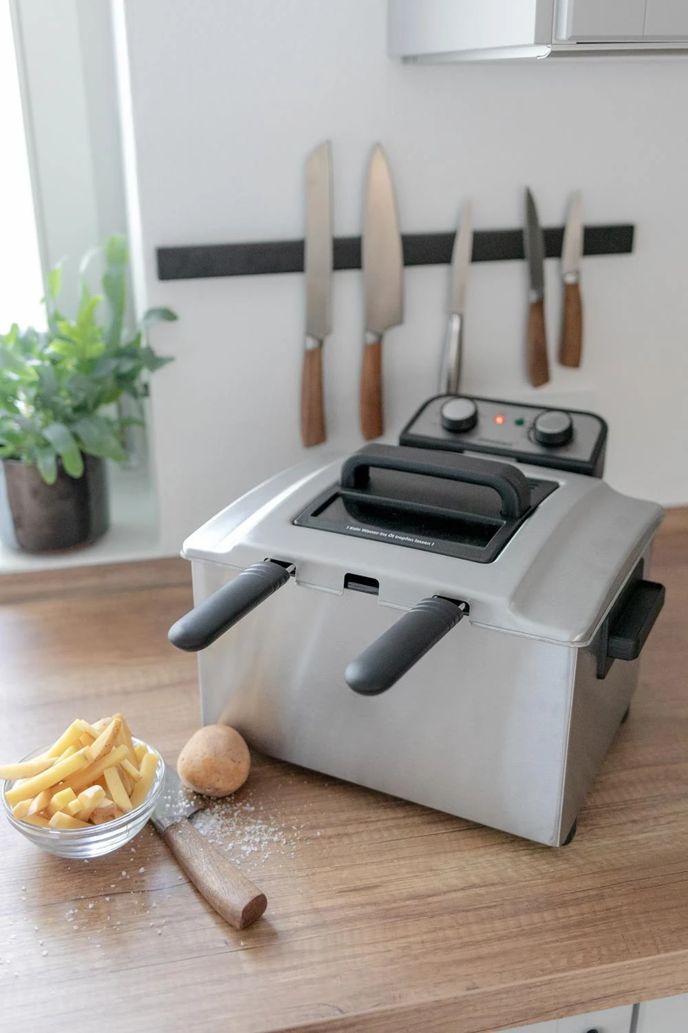 Gruzdintuvė Keptuvė Steba DF 300 (6 l, 1,5kg, 3000 W, plieno spalvos)