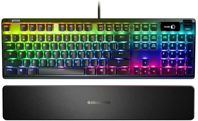 Žaidimų klaviatūra SteelSeries Apex Pro, OmniPoint Switch, US kalba, Juodos spalvos