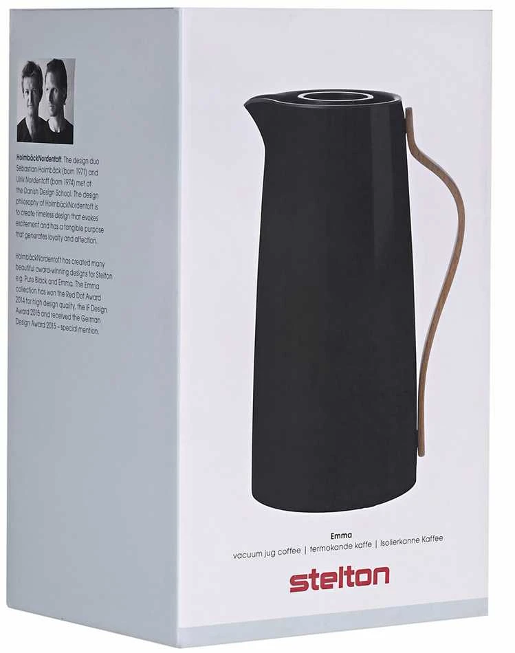 Stelton Emma Kavos termo ąsotis 1,2l juodas