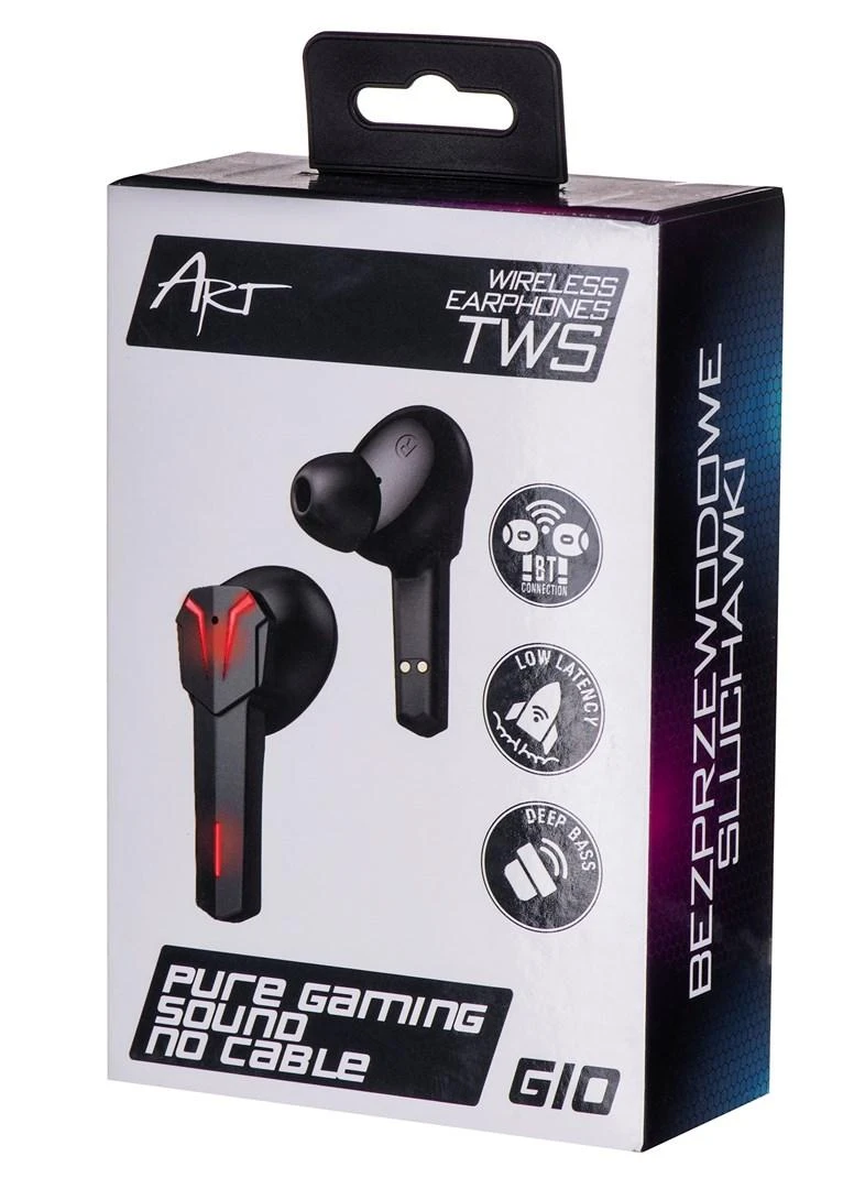 ART BT Ausinės WITH TWS Mikrofonas USB-C