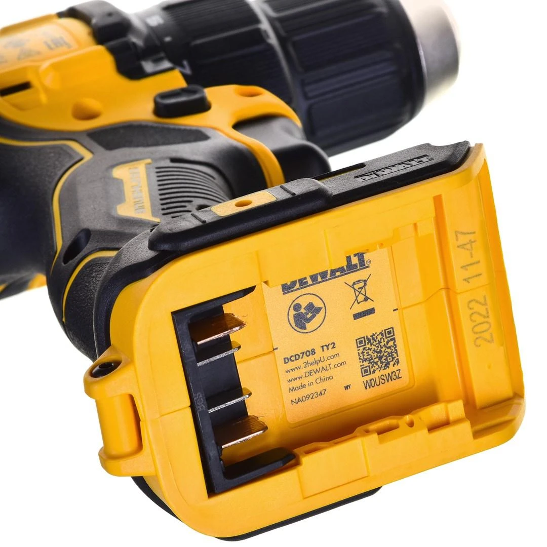 Suktuvas-gręžtuvas DeWalt DCD708P3T-QW; 18 V; 3x5,0 Ah akum.