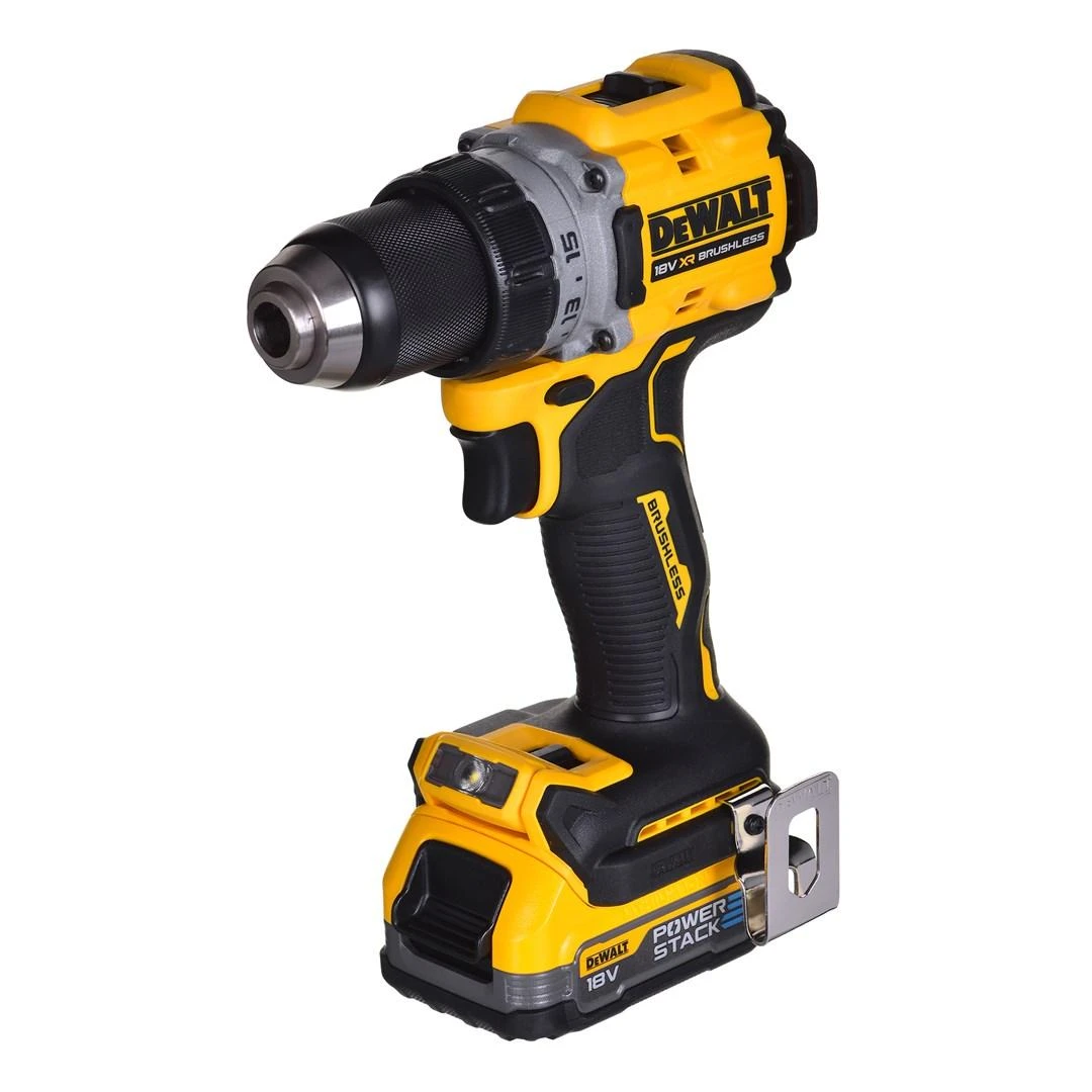 DeWalt XR suktuvas gręžtuvas18V, DeWalt [DCD800E1T-QW] 1x1,7Ah, Li-Ion, POWERSTACK