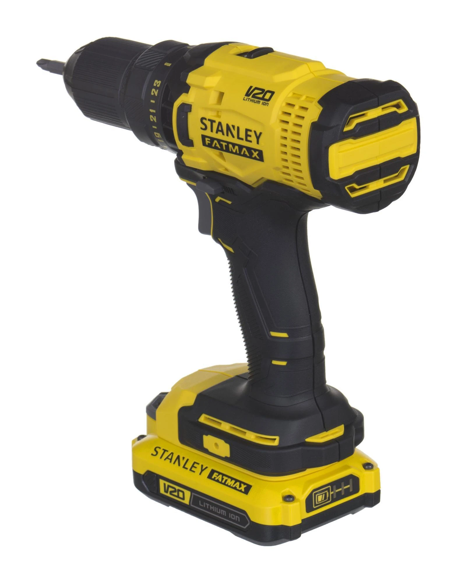 Suktuvas-gręžtuvas Stanley SFMCD700C2S-QW; 18 V; 2x1,5 Ah akum.