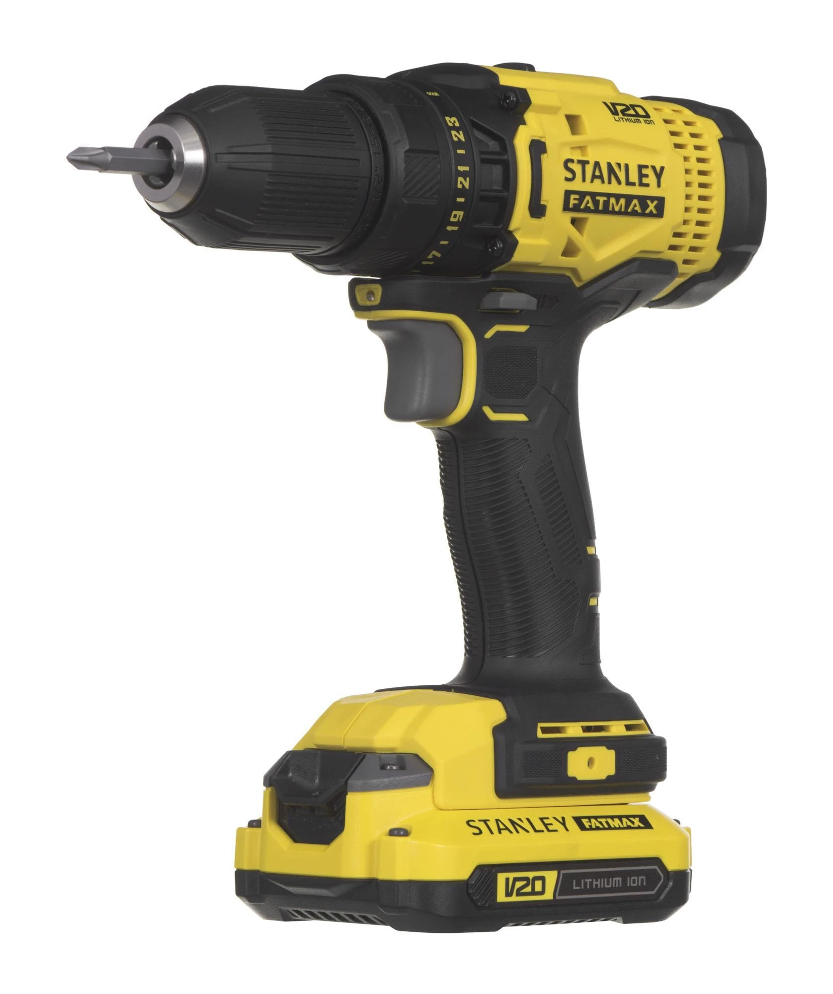 Stanley V20 akumuliatorinis suktuvas-gręžtuvas