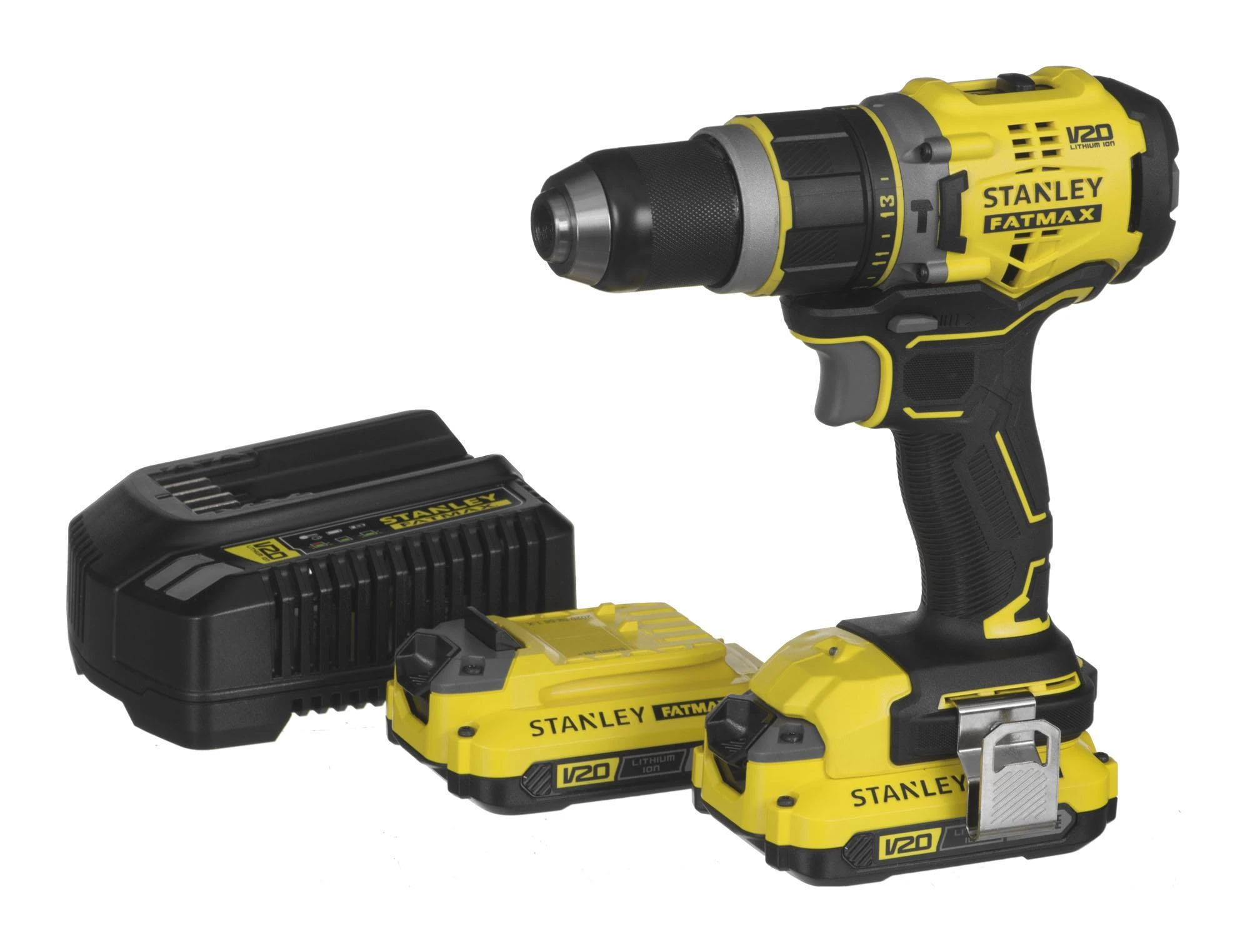 Smūginis  STANLEY SFMCD721D2K akumuliatorinis gręžtuvas 18V