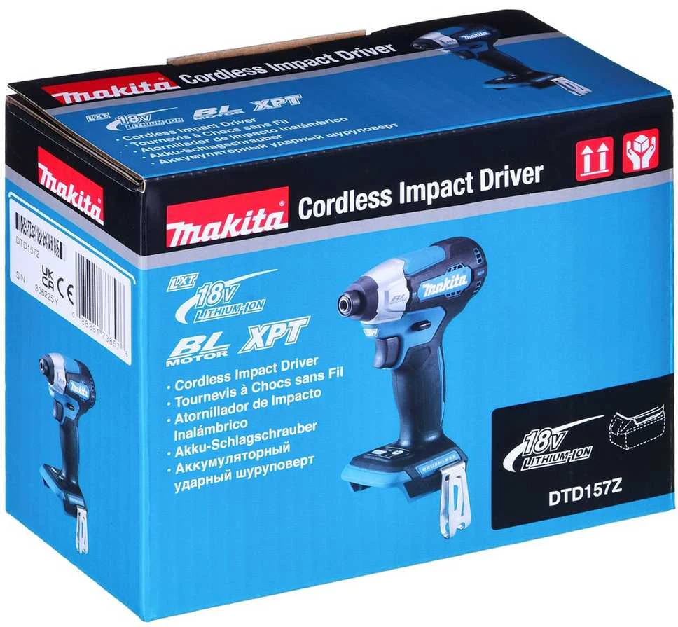 Makita DTD157Z Akumuliatorinis smūginis suktuvas, be akumuliatorių ir kroviklio