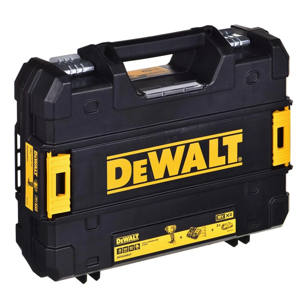 Smūginis suktuvas DeWalt DCF840D2T; 18 V; 2x2,0 Ah akum.