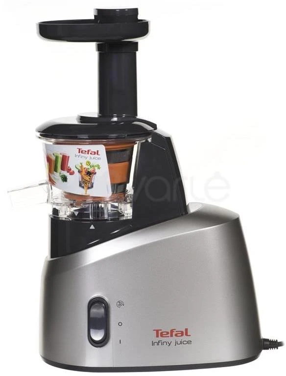 Sulčiaspaudė TEFAL | Slow Juicer | ZC255B38 | Type Electric | Sidabrinis/ juodas | 200 W | Extra large fruit input | Greičių skaičius 2 | 82 RPM