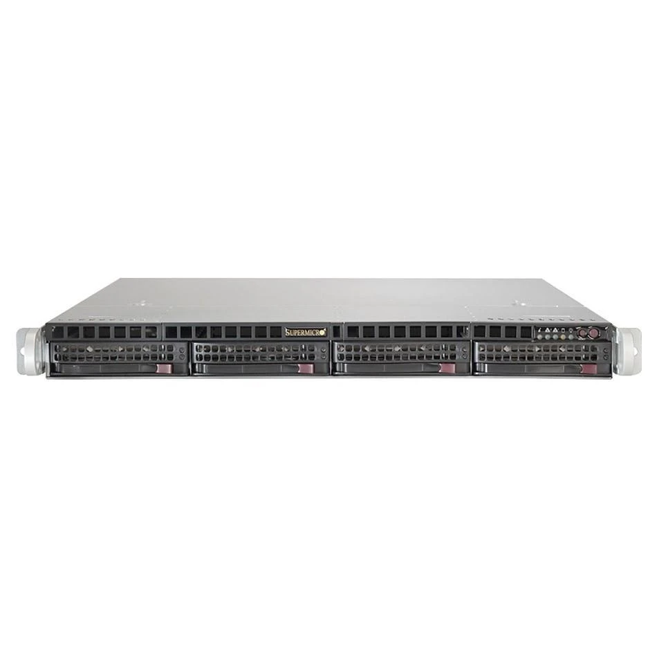 Supermicro CSE-813MFTQC-505CB kompiuterio korpusas Stovas Juoda 500 W