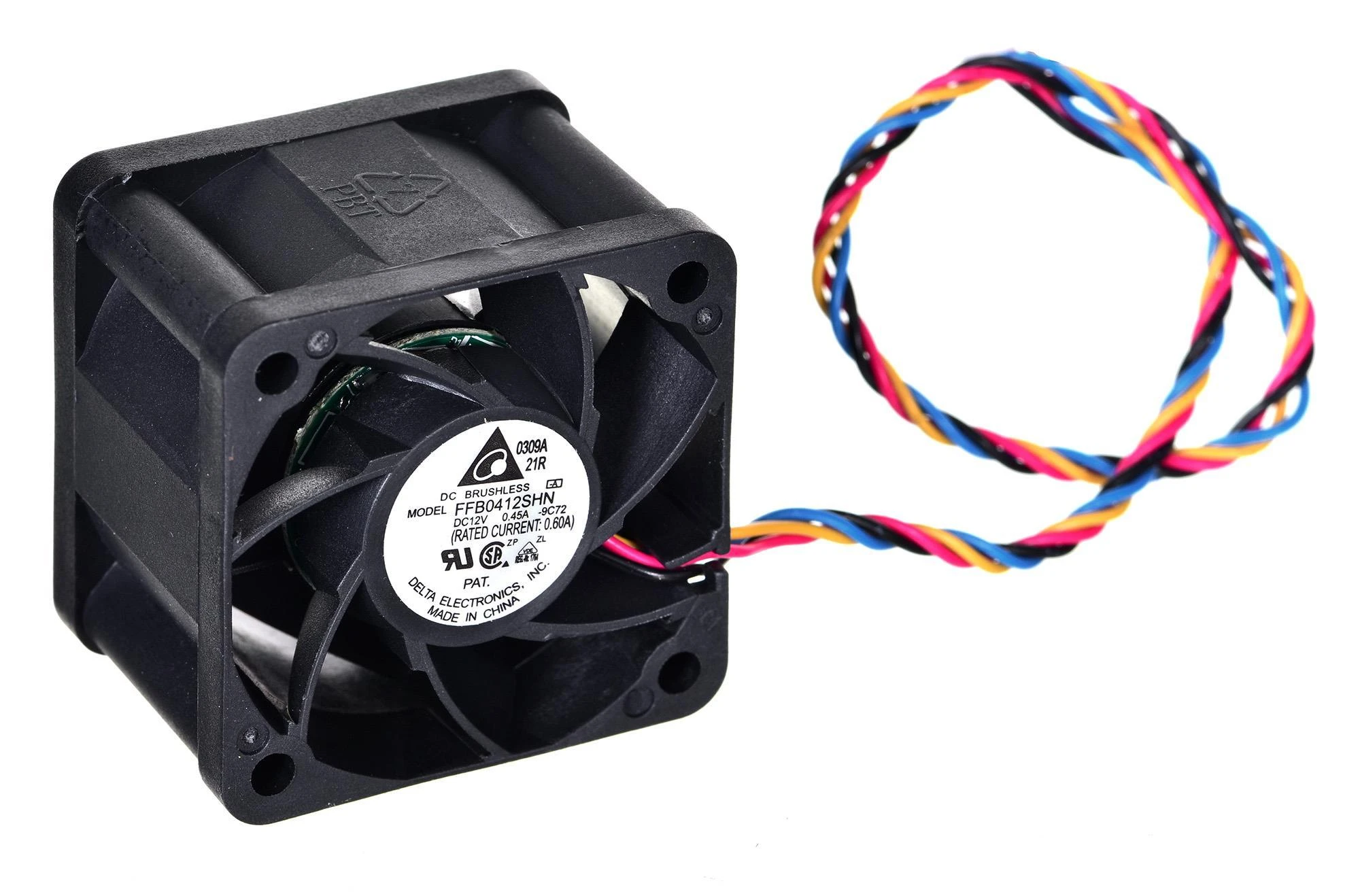Super Micro Computer Supermicro PWM Fan Kompiuterio korpusui Ventiliatorius 4 cm Juoda