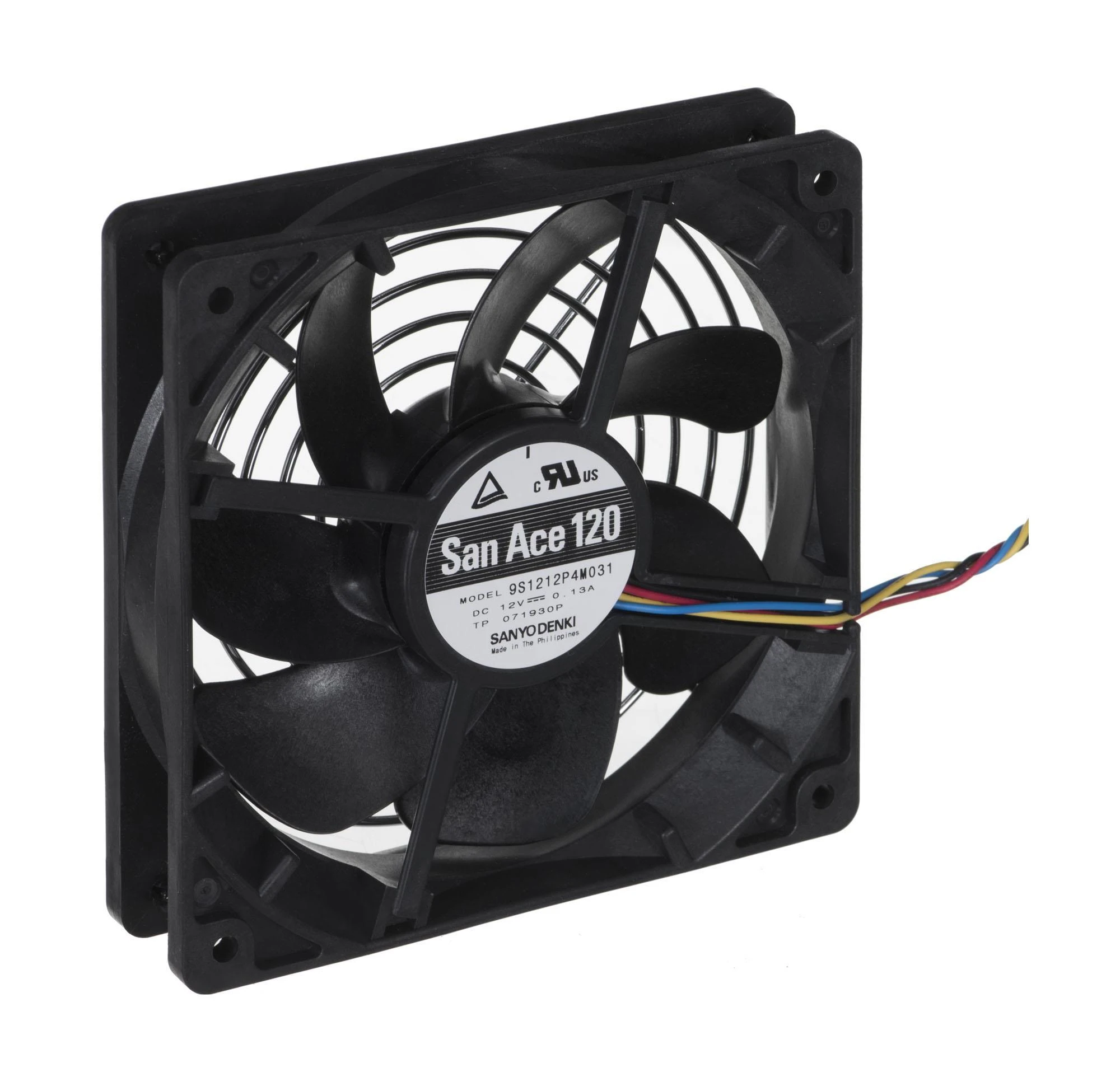 Supermicro PWM Fan Kompiuterio korpusui Ventiliatorius 12 cm Juoda
