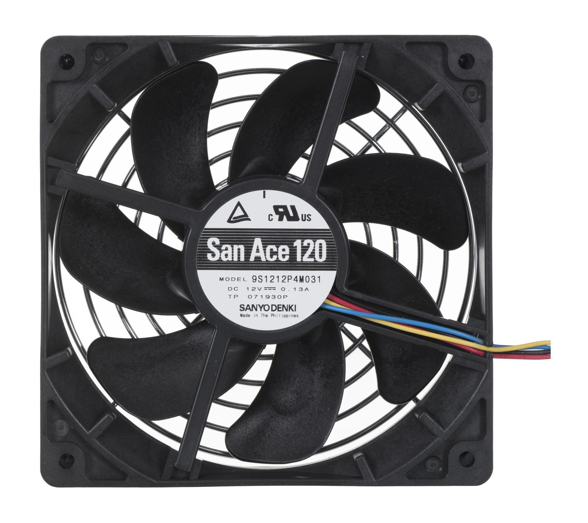 Supermicro PWM Fan Kompiuterio korpusui Ventiliatorius 12 cm Juoda