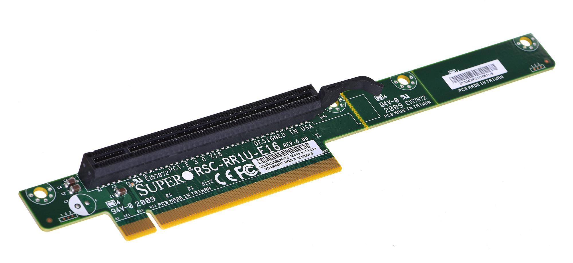 Serverio stovo kortelės kairysis lizdas PCIe 16x 1HE Supermicro