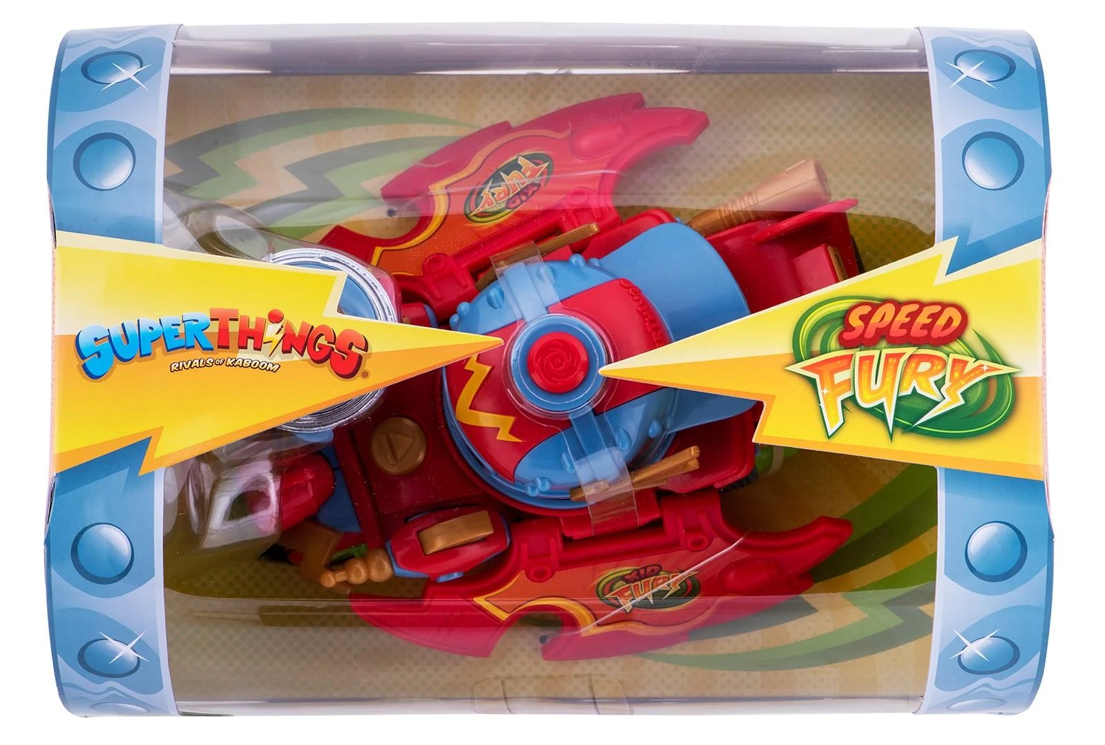 „Figūrėlė Magic Box Super Things“ – „Važiuoklė Speed Fury i Kid Fury“ (PSTSP112IN60)