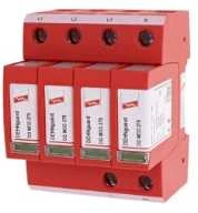 „Dehn“ viršįtampių ribotuvas C, 2 tipo, 4P, 20kA, 1,5kV, M TNS 275 FM (952405)