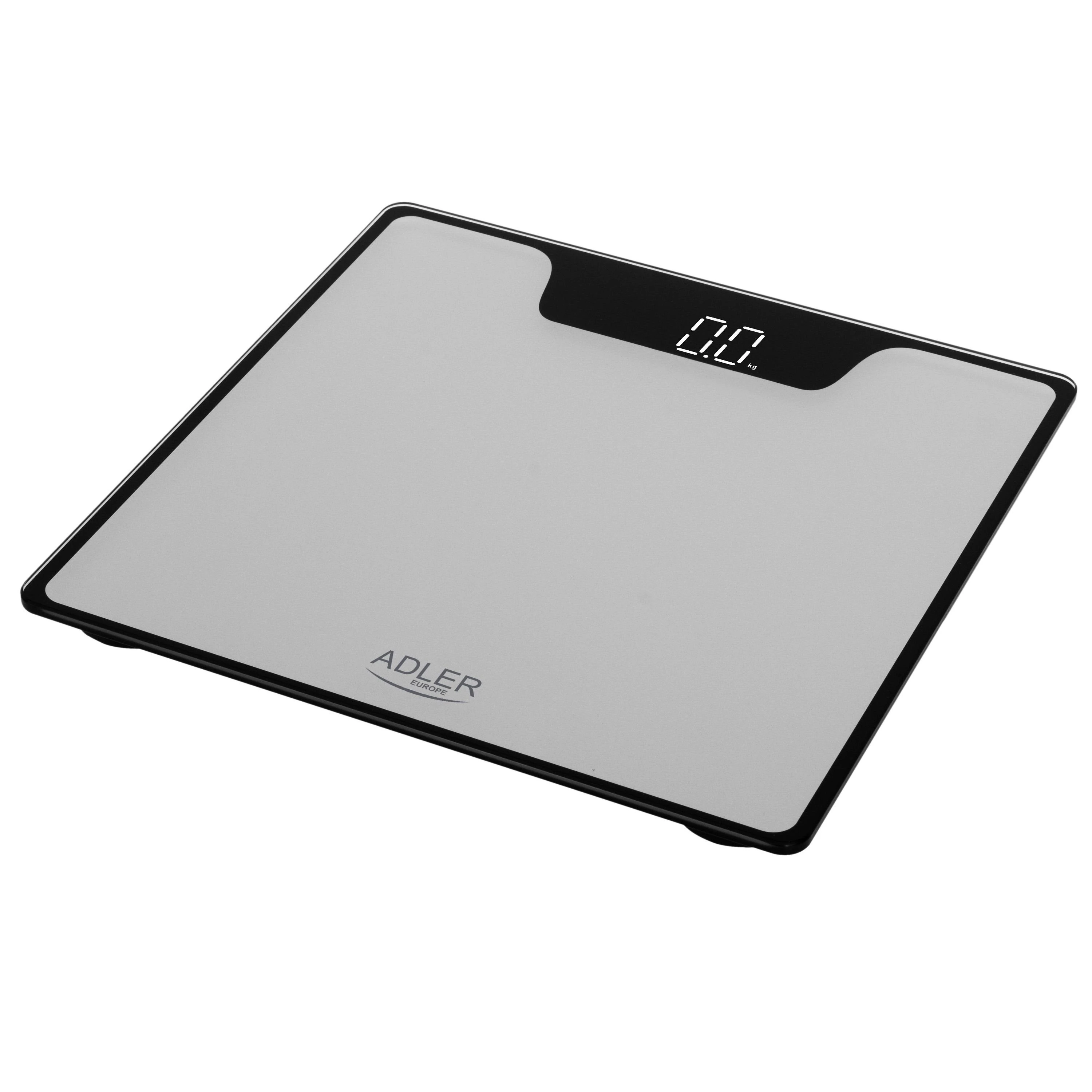 Adler | Vonios svarstyklės | AD 8174s | Didžiausias svoris (keliamoji galia) 180 kg | Tikslumas 100 g | sidabras