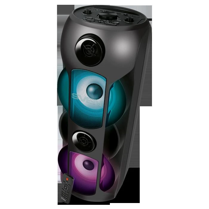 Garsiakalbis SVEN PS-720, juodas (80W, TWS, Bluetooth, FM, USB, Micro SD, LED ekranas, 4400mA*h)