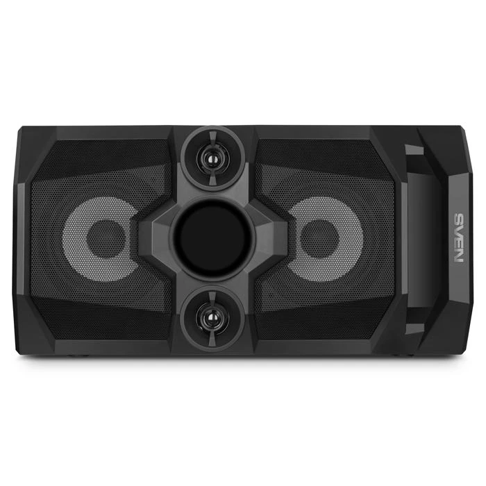 Garsiakalbis SVEN PS-655, juodas (50W, TWS, Bluetooth, FM, USB, Micro SD, LED-ekranas, RC, 2x4400mA*h); SV-020163
