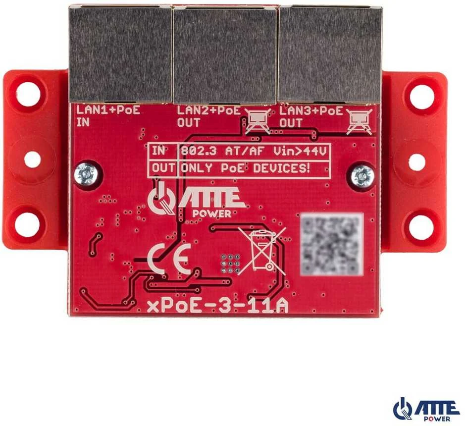 Šakotuvas AT3 SWITCH POE XPOE-3-11A 3 PRIEVADŲ ATTE