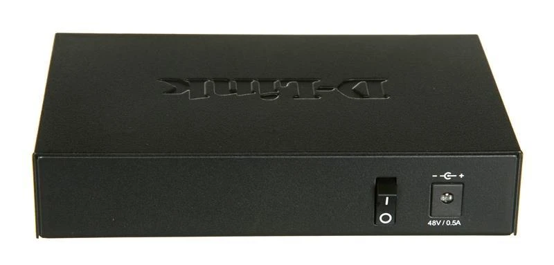 Šakotuvas D-Link DES-1005P/E tinklo komutatorius Ne-valdomas L2 Fast Ethernet (10/100) Juoda Maitinimas per Eternetą (PoE)