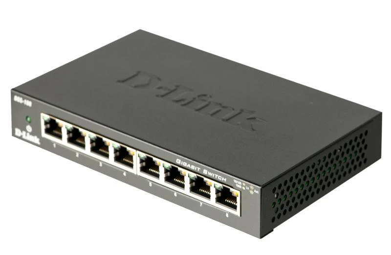 Šakotuvas D-Link DLINK DGS-108/E 8 prievadų Gigabit jungiklis