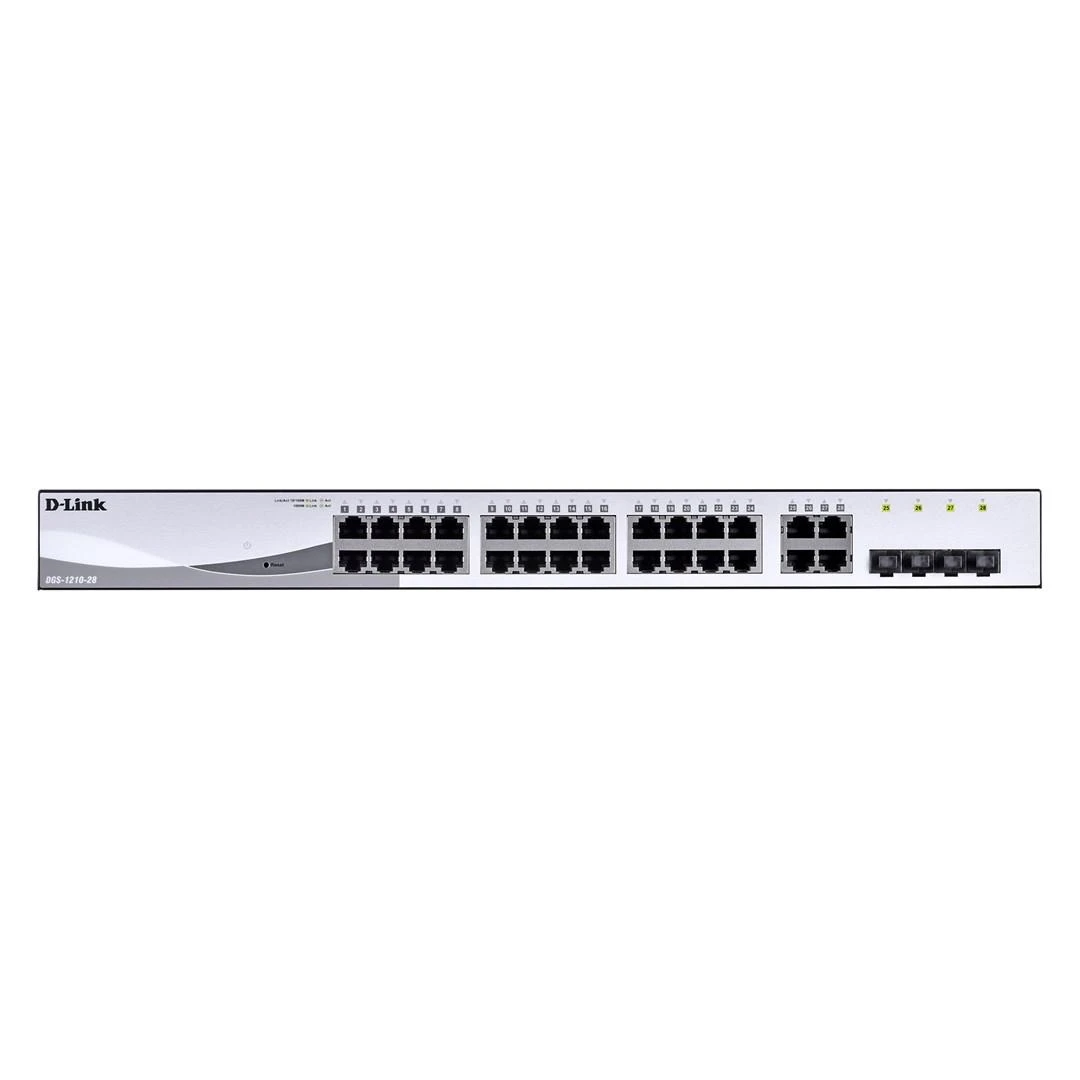 Šakotuvas D-LINK 28-Port Layer2 Smart Managed Gigabit Switch dlink žalias 3.0 24x 10/100/1000Mbit/s TP RJ-45 Port4x TP Combo Port / SFP lizdas