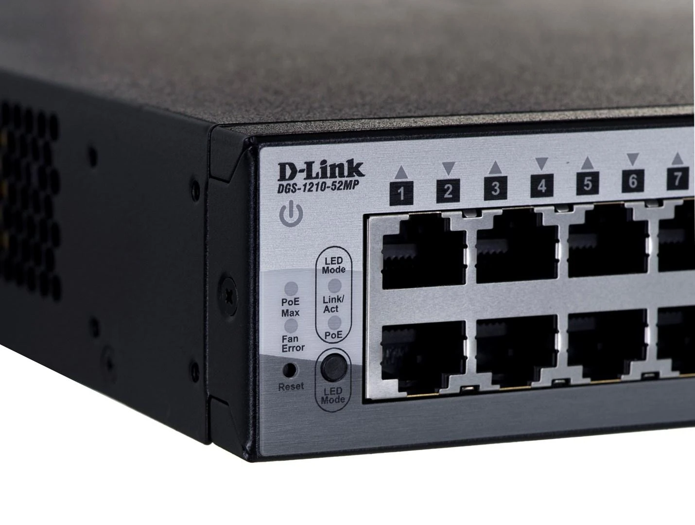 Šakotuvas D-LINK 52-Port Layer2 Smart Managed 48x PoE Gigabit Switch dlink žalias 3.0 48x 10/100/1000Mbit/s TP RJ-45 PoE prievadai 802.3at
